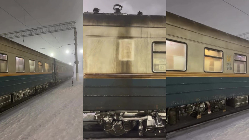 Жители Семея недовольны состоянием женского вагона поезда